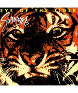 SURVIVOR Eye of the Tiger BANNER 2x2 Ft Fabric Poster Tapestry Flag albu... - $22.00