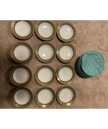Sango Fine China - Gold Floral Trim Set of 12  - $90.00