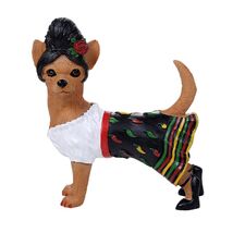 Pacific Trading Chi Chi Senorita Chihuahua Figurine 4.7 Inch Multicolor - $25.98
