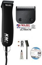 Wahl KM2 Heavy-Duty Pro 2-SPEED Clipper KIT-ULTIMATE 10 Blade Pet Dog Grooming - £207.06 GBP