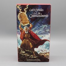 The Ten Commandments (VHS, 1995) Charlton Heston Tested &amp; Works - £7.90 GBP