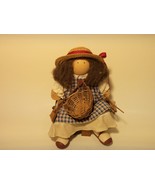 HANDCRAFTED LIZZIE HIGH DOLL w TAG,    MIRIAM HIGH WEAVING HERS BASKETS ... - £11.72 GBP