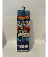 Looney Tunes DC Comic Superheroes 6 Pair Crew Socks Size 8-12 Bioworld NEW - £15.89 GBP