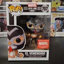 Funko Pop! Marvel Lucha Libre El Venenoide #707 Collector Corps Exclusive - $9.74