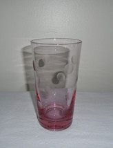Waterford Marquis Pink Polka Dot Highball Glass Cocktail - $49.50