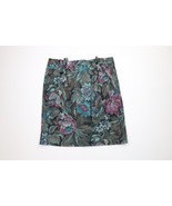 Vintage 80s 90s Mid Mod Womens Size 15 / 16 Abstract Flower Floral Skirt... - $741.86 MXN