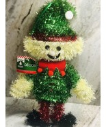 Christmas Elf Wall Tinsel Decoration 15 Inches-Brand New-SHIPS N 24 HOURS - €8,59 EUR