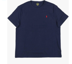 Polo Ralph Lauren Men&#39;s Cotton Short Sleeve 2XL crew Neck T-Shirt Navy NWT - £25.89 GBP