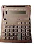 Vntg Calculator TA ADLER-ROYAL Desk L 1210 Solar Battery AA Triumph Test... - $20.74