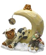 Boyds Nursery Bears Mookins, Puss &amp; Pooch #2459 - £17.72 GBP