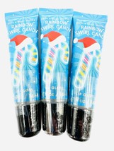 Bath & Body Works LOT of 3 Tubes Lip Gloss Rainbow Swirl Candy .47 oz Sealed NEW - $14.99