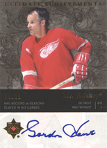 2006-07 Upper Deck Ultimate Collection #UA-GH Gordie Howe Ultimate Acheivements - £388.87 GBP