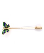 Butterfly 14k Yellow Gold Stick Pin with Enamel (#J6016) - $556.62 CAD