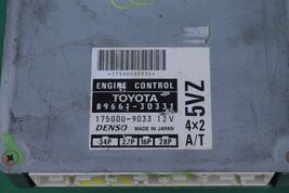 Toyota 4x2 A/T 5VZ ECM ECU PCM Engine Control Module Computer 89661-3D331 image 2