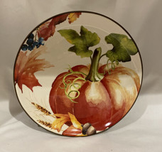 Botanical Pumpkin Harvest 4 Salad Plates By Better Homes &amp; Gardens 8 3/8”D - £46.71 GBP
