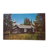 Postcard Russian Orthodox Catholic Church Religious At Eklutna Alaska Ch... - $4.84