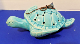 New Sea Turtle Figurine GC Homer Sachet Potpouri Holder Coastal Fish - £14.06 GBP