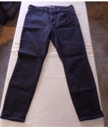 Old Navy Rockstar Super Skinny Built‑In Warm Jeans Women’s 12 Black Flee... - $19.79