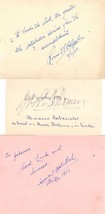 SS Baron Belhaven Dominican Ambassador 1950s 3x Hand Signed Autograph - £7.98 GBP