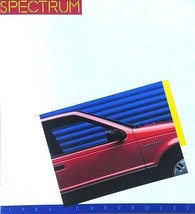 1986 Chevrolet SPECTRUM brochure catalog US 86 Chevy Isuzu - £4.69 GBP