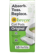 Purina Tidy Cats Breeze Litter System 10 Cat Pad Refills, 16.9 x 11.4 - $454.27 MXN