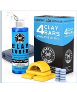 Car Clay Bars Auto Detailing and Clay Luber Synthetic Lubricant Kit, 4 C... - $363.64 MXN