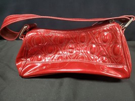 Xoxo Red Faux Patent Leather Logo Purse Shoulder Bag 90s Y2k Vintage - $643.62 MXN