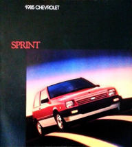 1985 Chevrolet SPRINT brochure catalog Canada 85 Chevy - £4.71 GBP