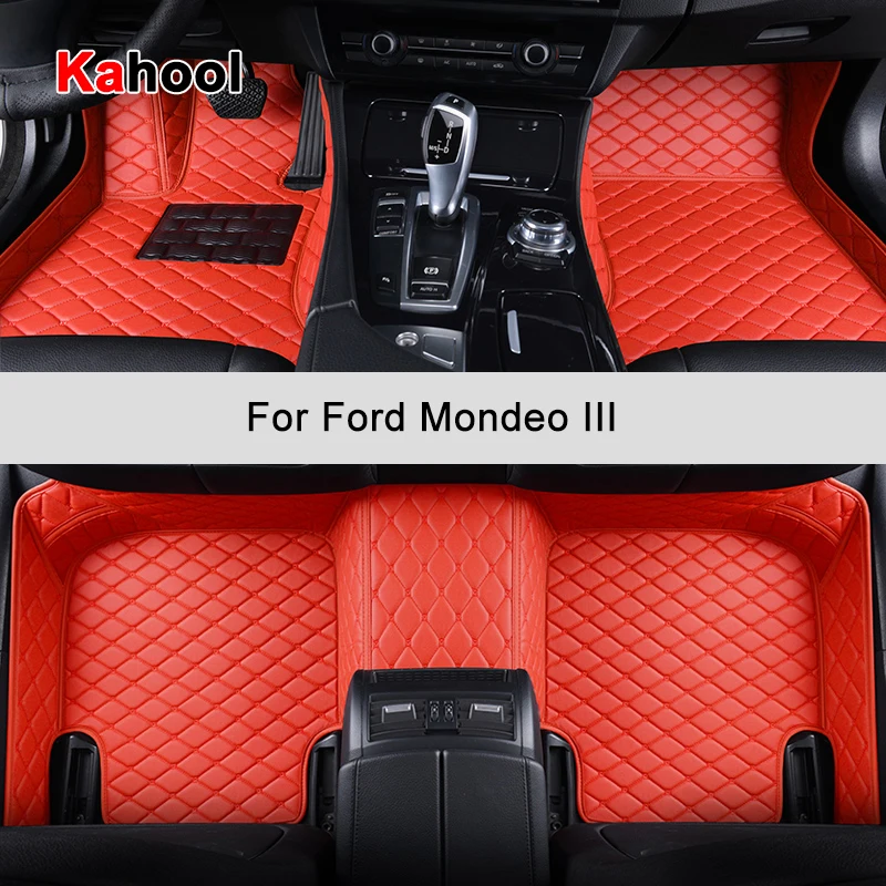 KAHOOL Custom Car Floor Mats For Ford Mondeo III 3th Fusion 2000-2007 Years Auto - £63.53 GBP