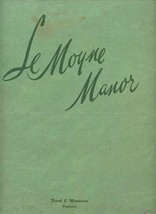 Le Moyne Manor Dinner Menu Liverpool New York 1950&#39;s - £147.21 GBP