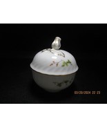 Alka Kunst Tirol Germany covered trinket box rose on top - $62.52 CAD