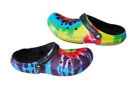 Crocs Classic Tie-Dye Lined Clog Mens Sz 11 - $19.55
