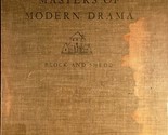 Masters of Modern Drama by Haskell M. Block &amp; Robert G. Shedd / 1962 Har... - $11.39