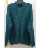 Time and Tru Women&#39;s Mock Neck Sweater, Green Size XL(16-18) - $469.95 MXN