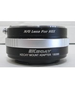 Kecay Lens Mount Adapter - For Nikon-G AF-S AI Lens To Sony Nex E - $26.02 CAD