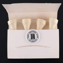 Vintage First National Bank Golf Tees and Ball Market Promotional Gift - $24.97