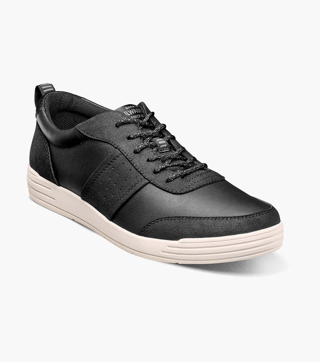 Nunn Bush KORE City Walk Court Sneaker Black Multi 85076-009