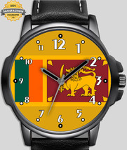 Flag Of Sri Lanka Unique Stylish Wrist Watch - $54.99