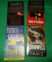 Lot of 4 Books by Patricia Cornwell Vintage Paperback Condition Predator Body Ev - £13.95 GBP