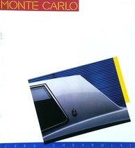1986 Chevrolet MONTE CARLO sales brochure catalog SS 86 Chevy - £6.37 GBP