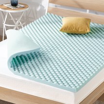 Best Price Mattress 2 Inch Egg Crate Memory Foam, Cooling Gel, Ecmf-Gm2T - £31.96 GBP