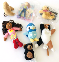 Mixed Lot 8 Plush Mini Toys Groovy Girls Dolls Ganz Bear Winnie the Pooh &amp; More - £15.20 GBP