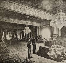 1901 President McKinley In Casket East Room of The White House Print  - $26.73