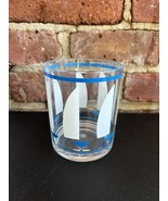 Vtg H J Stotter Acrylic Blue Sailboats Double Old-Fashioned Glasses Set ... - $658.76 MXN