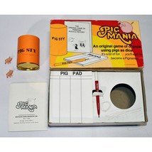 Vintage 1977 Pig Mania Game Complete With Instructions, Pigs, Pen, Pad 0525 - $29.70