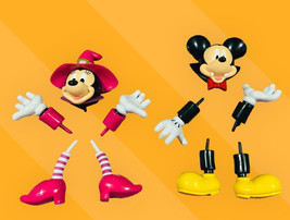 Disney Mickey &amp; Minnie Mouse Vampire/Witch Pumpkin Decorating Kit Halloween - £18.24 GBP