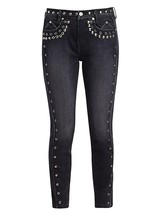 Current/Elliott The 7-Pocket High-Rise Stilleto Studded Jeans Luminary ( 27 ) - £134.50 GBP