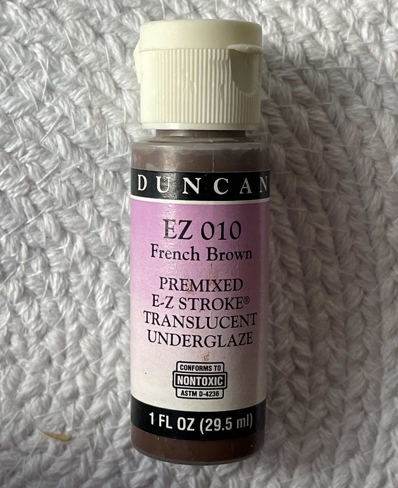 Duncan Ez 010 French Brown Ceramic Glaze E-Z Strokes 1oz - $2.00