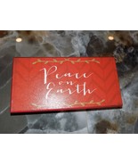 PEACE ON EARTH RED CHRISTMAS SIGN 10X5 READ BELOW - €11,76 EUR