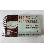 RARE The Estate Stove Co. Recipes and Suggestions Cookbook 1930s Book - ... - $399.40 MXN